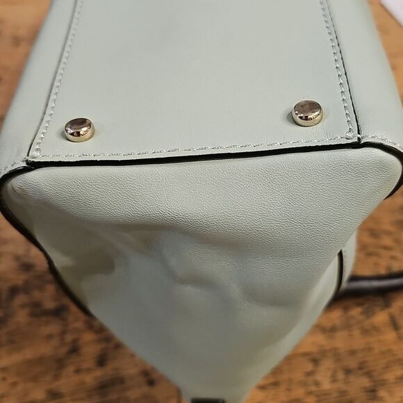 KATE SPADE Catherine Street Pippa Dusty Mint Satchel Coastal Purse Preppy Chic - Picture 5 of 11
